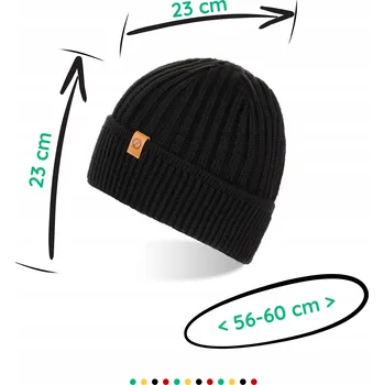 Pokrývka hlavy Zimní čepice Brødrene černá, univerzální velikost