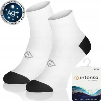 Ponožky Intenso 0617_wz01A bílé, velikost 44-46