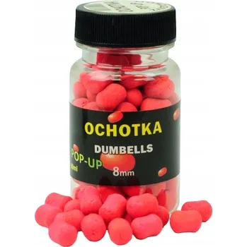 Boilies OCHOTKA POP-UP MCKARP na larvy Bloodworm 8mm NÁSTRAHA