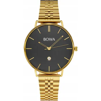 Hodinky Dámské hodinky BOWA Milan Black Gold Steel 34