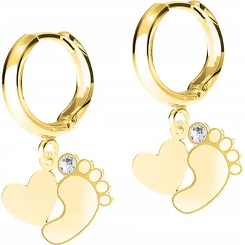 Náušnice Náušnice zlaté Stopa 925