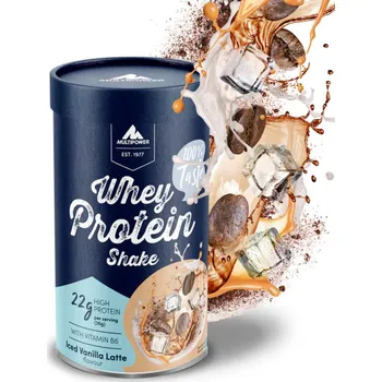 Protein Multipower Whey Protein shake 420g Příchuť: vanilkové ledové latté