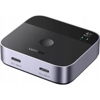 Síťový prvek Přepínač / switch 2x USB-C na HDMI Ugreen AW502 2v1, 4K 60Hz