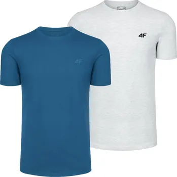 Pánské tričko PÁNSKÉ TRIČKO 4F TRIČKO SADA 2 KUSŮ L SS25