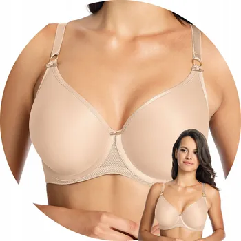 Podprsenka Gaia podprsenka s kosticemi, vyztužená, béžová, velikost 65D