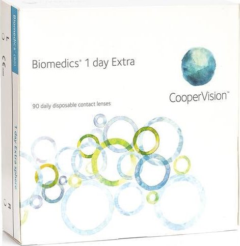 Sférické čočky Cooper Vision Biomedics 1 Day Extra (90 čoček)