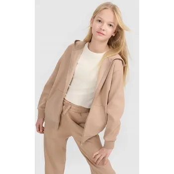 Dívčí mikina DÍVČÍ MIKINA 4F S ROZEPÍNACÍ TEPLÁKOVOU SOUPRAVOU TSWSF1853 146