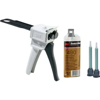 Svářečka Set pro lepení kovů s dvousložkovým lepidlem DP490 2:1, aplikátorem a tryskami 3M