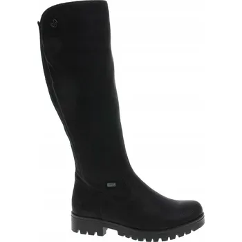 Dámské kozačky Rieker dámské kozačky po kolena na nízkém podpatku, velikost 37