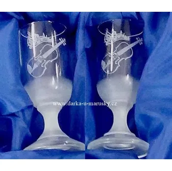 Smyčcový nástroj Pískovaná sada 2 kusy čtvrtky - Housle