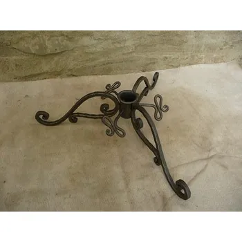 Stojánek na vánoční stromek Kovaný stojan na vánoční stromek - ruční práce - český výrobek