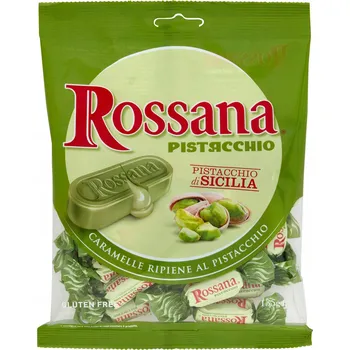 Bonbon Rossana pistáciové Bonbóny s pistáciovou náplní z Itálie 135g