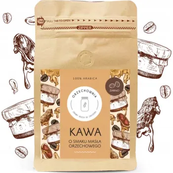 Káva Káva Káva Arabica Orzechownia s příchutí arašídového másla 200 g