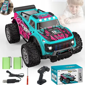 RC model auta VELKÉ AUTO NA DÁLKOVÉ OVLÁDÁNÍ RC TERÉNNÍ + 2 AKUMULÁTORY 20 KM/H