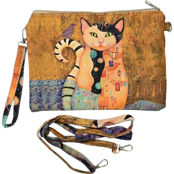 Kabelka Kočka ve stylu Klimt