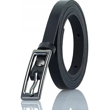 Opasek GRACIO kožený PÁSEK dámský z pravé kůže ČERNÝ