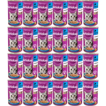 Krmivo pro kočku Whiskas Adult Tuňák v želé mokré Krmivo 400g 24 konzerv