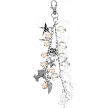 Přívěsek Na Klíče na kabelku, OZDOBNÝ, HNĚDÝ