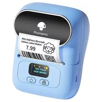 Tiskárna štítků Phomemo Přenosná tiskárna štítků M110 modrá (M110-BU)