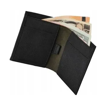 Peněženka Peněženka pro každodenní nošení Alpaka ARK Bifold Cash Wallet Axoflux - Černá