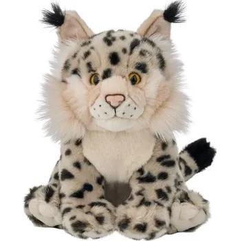 plyšák Plyšová Hračka Rys ostrovid sedící realistický - 25 cm