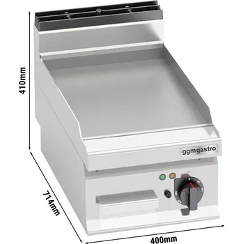 Kuchyňský gril G.Gastro Elektrický gril - hladký (4,8 kW)