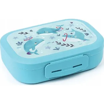 Svačinový box Svačinový box do školy CLIP Velryba / Amuse