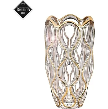 Váza Váza křišťál 30cm - Gold