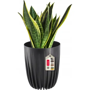 Květináč Květináč plast černý Kadax 19 cm x 19 x 22,5 cm