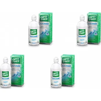 Roztok na kontaktní čočky Roztoky na čočky Alcon Roztok OPTI-FREE PureMoist 4 x 300 ml