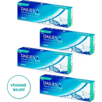 Kontaktní čočky Torické čočky Alcon Dailies AquaComfort Plus Toric (30 čoček) výhodné balení 4 kusů