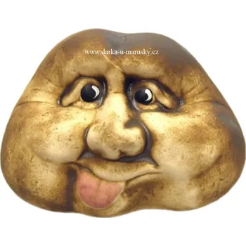 Zahradní dekorace Kámen tvář 6