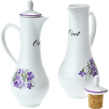 Nádoba na olej a ocet Karafky na OCET+OLEJ - FIALKY