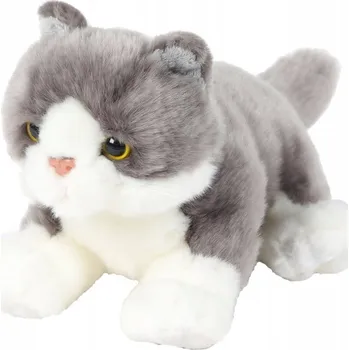 plyšák Plyšová kočička Beppe šedá 30 cm