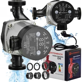 Oběhové čerpadlo Elektronické oběhové čerpadlo Rohtenbach EHI 25-80/180 Čerpadlo + šroubení