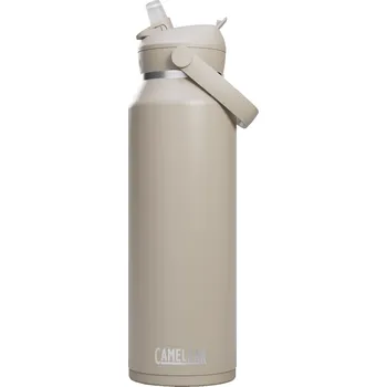 Láhev Lahev Na Pití CamelBak Flip Straw Insulated 1200 ml stříbrný