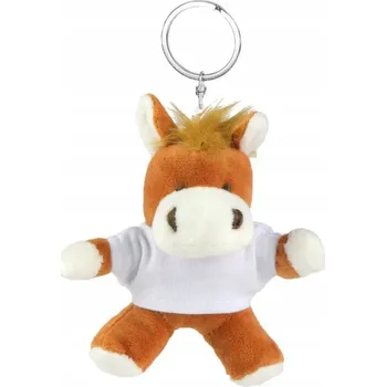 PŘÍVĚSEK NA KLÍČE PLYŠOVÝ přívěsek KONÍK plyšová hračka KŮŇ