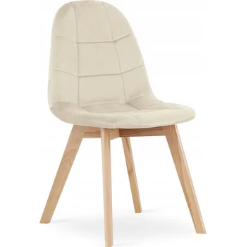 Jídelní židle Židle Oskar sametová béžová 1 ks