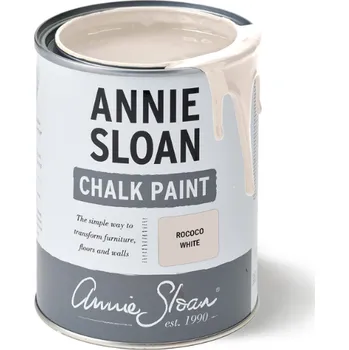 Speciální výtvarná barva Annie Sloan Křídová Barva – Rococo White - Bílá narůžovělá 120ml