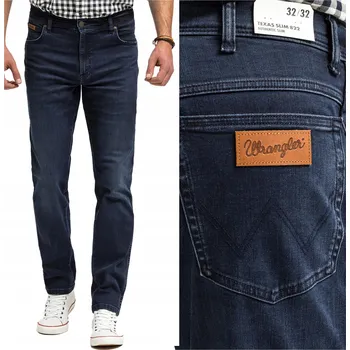 Pánské džíny Wrangler Texas Slim pánské džíny se zúženými nohavicemi, velikost 30/32