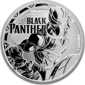 Perth Mint Stříbrná mince 1 oz Black Panther 2018 Marvel