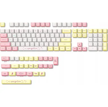 Klávesnice Mechanická klávesnice Keycaps PBT Macaron