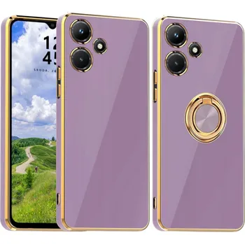 Pouzdro na mobilní telefon Zadní Kryt RCBR pro Infinix Hot 30i 4G GLAMOUR CASE fialový