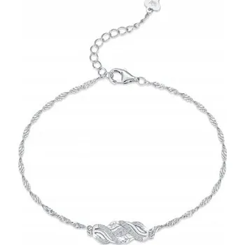 Náramek STŘÍBRNÝ NÁRAMEK PRO ŽENY S RÓDIOVOU ÚPRAVOU GRAVÍROVÁNÍ