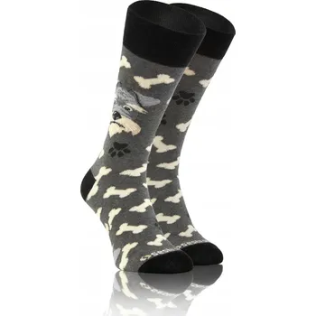 Dámské ponožky Sesto Senso Vtipné bavlněné ponožky barevné 35-38 pejsci