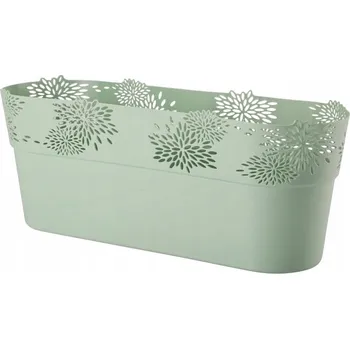 Květináč Obal na květináč 32 cm plast zelený