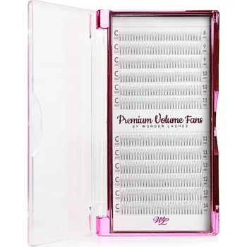 Péče o řasy a obočí PREMIUM VĚJÍŘKY PRO 2D ŘASY 2:1 C007 11MM 360KS