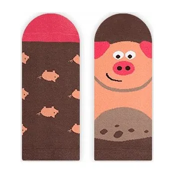 Pánské ponožky Kotníkové Ponožky Nanushki Ponožky Piggy vel. 44-46