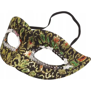 Karnevalová maska Benátská maska na oči Twoje stroje 12938 černá