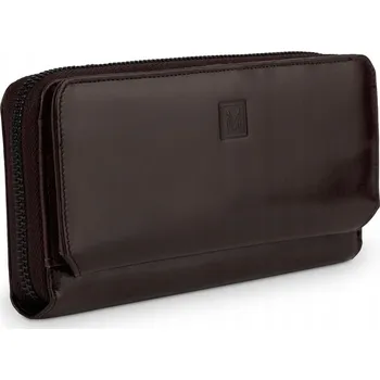 Peněženka Vermari dámská peněženka z pravé lícové kůže, hnědá